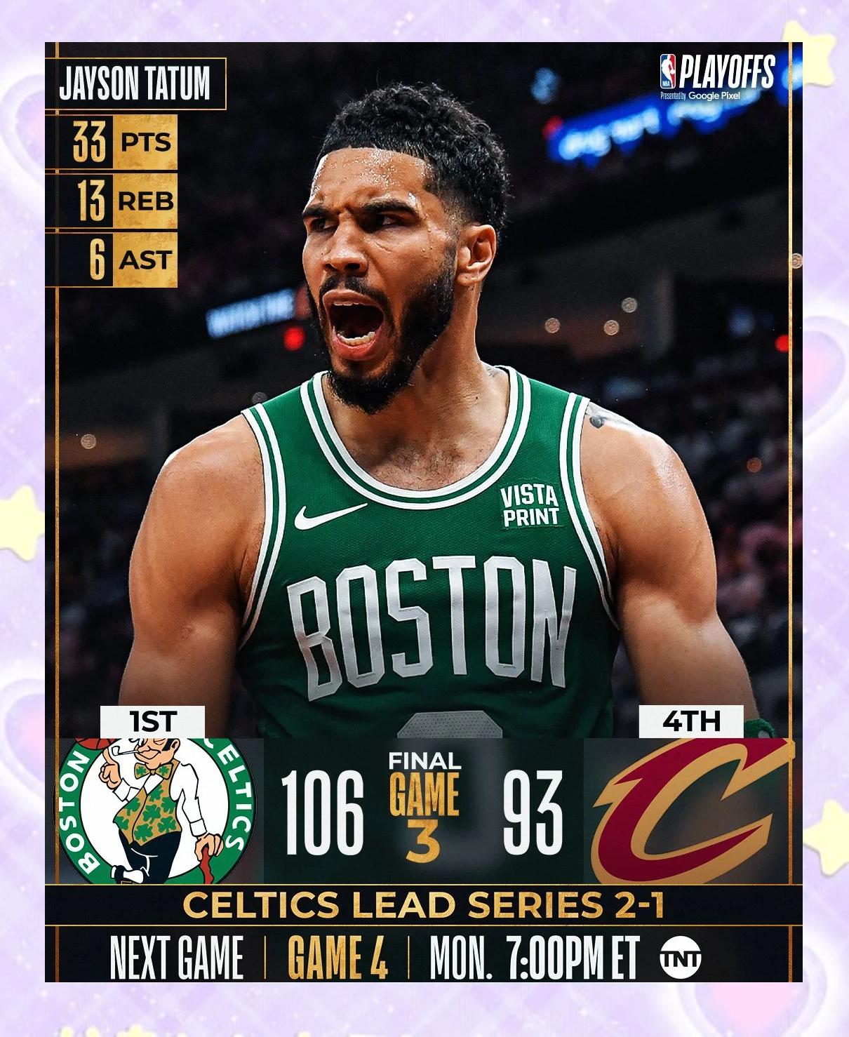 凯尔特人战胜太阳，实现惊险胜利